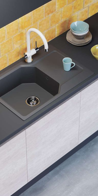 Omoikiri YONAKA 78-LB мойка кухонная серый 4993339