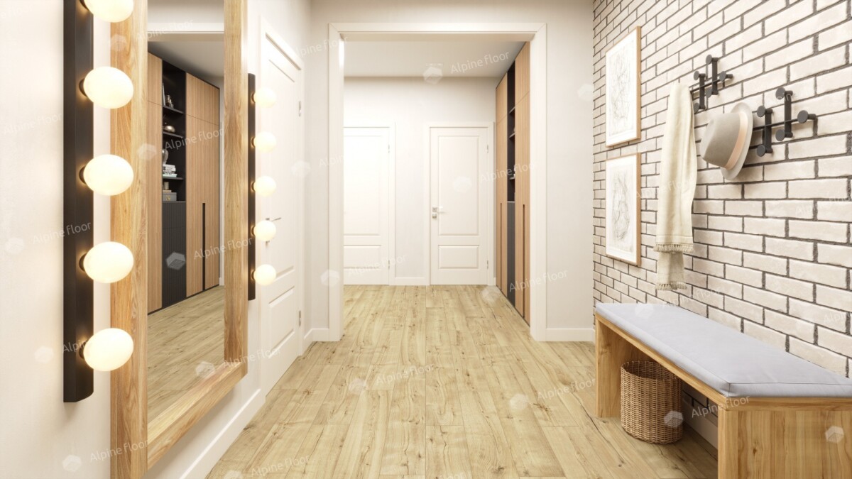 Ламинат Alpine Floor Aqua Life LF103-06 Дуб Эмпуриабрава, 1285x192x8мм