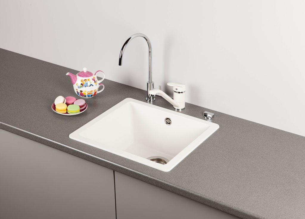Schock Quadro 50 700516 кухонная мойка лунный камень 45x43 см
