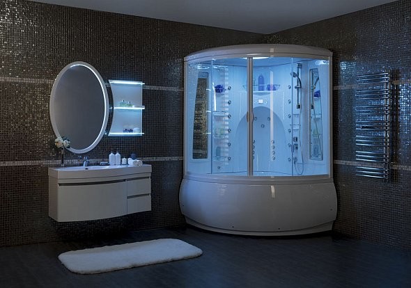 Aquanet Опера 115 тумба с раковиной 00212991 подвесная, левая
