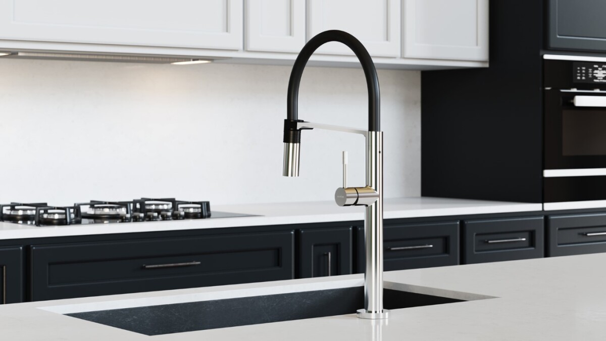 Смеситель для кухни Boheme Kitchen Uno Chrome 114-CR