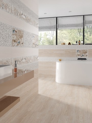 Уралкерамика Adriatica 15х40 см декор настенный фото