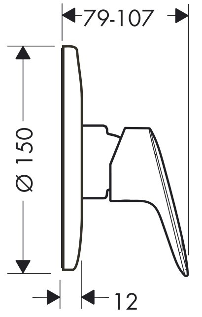 Hansgrohe Logis 71606000 смеситель скрытого монтажа хром