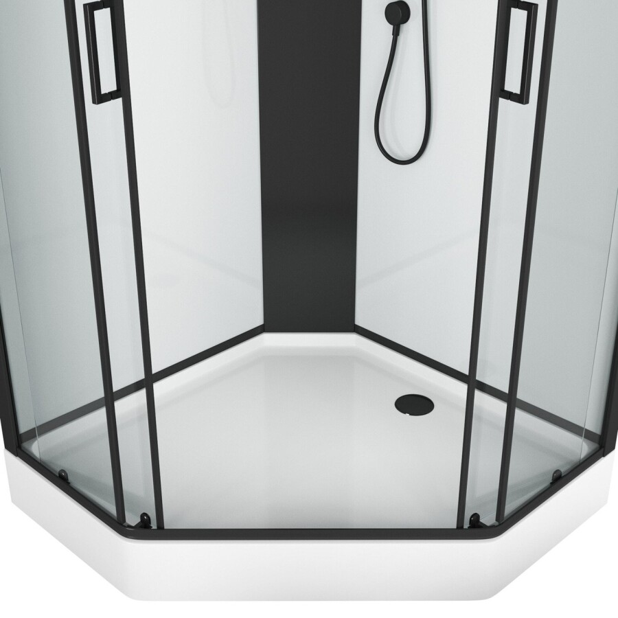 Душевая кабина Grossman Elegans GR251D (90х90х217) дверь раздвижная,5 мест