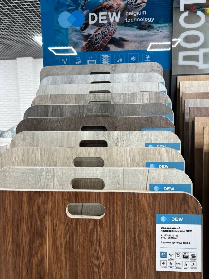 Dew Floor Wood SPC ламинат Индиан ТС 6028-1