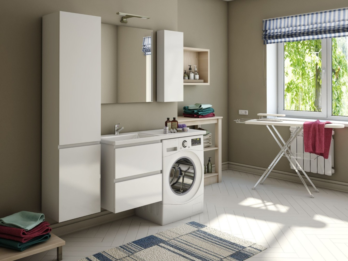 Эстет Dallas Luxe 105/2 тумба с раковиной подвесная