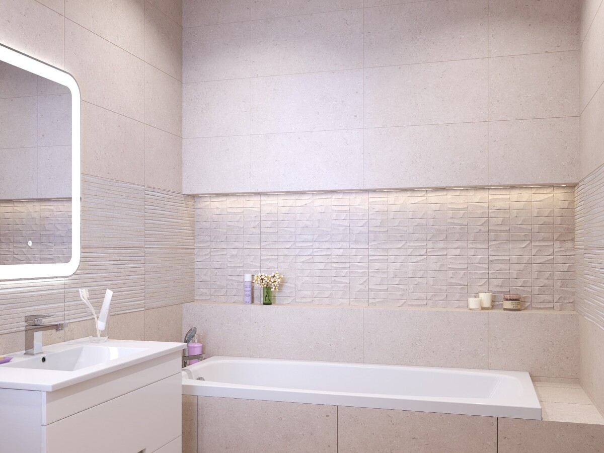 Керамическая плитка Cube Ceramica Rockberry Beige 30*60 УТ000049781