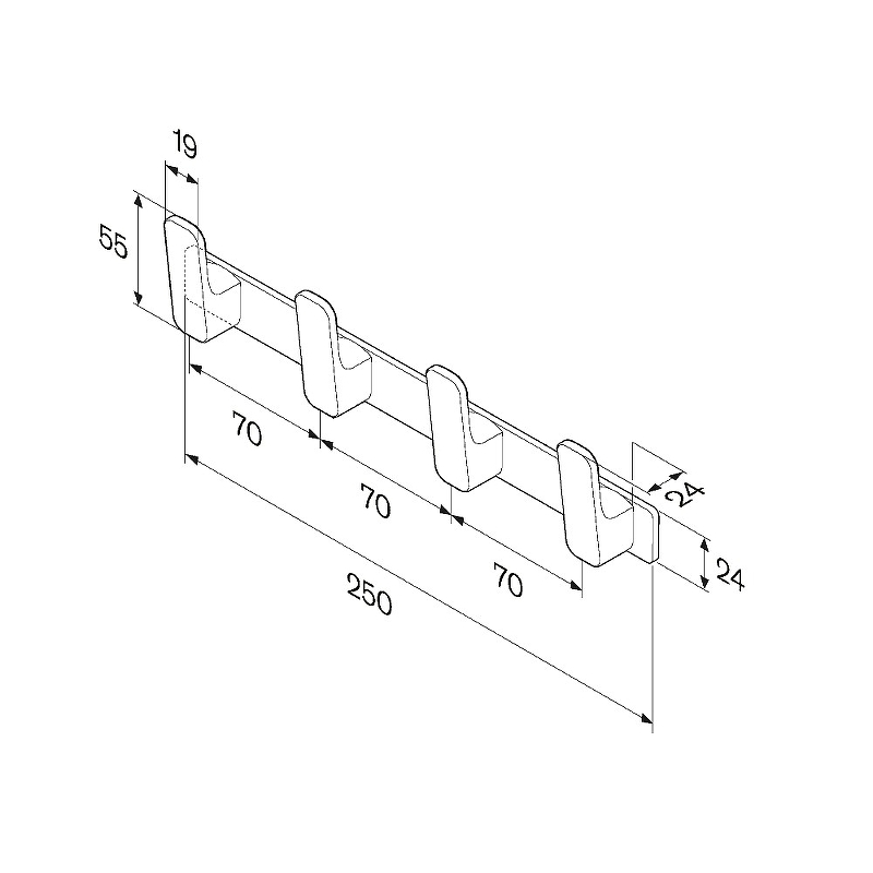 Am.Pm Func набор крючков для полотенец A8F35922