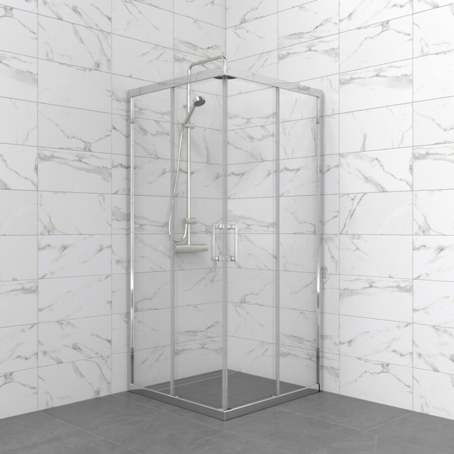 Душевая Ширма Triton pro Фикс-Хром 90х90 Щ0000067439