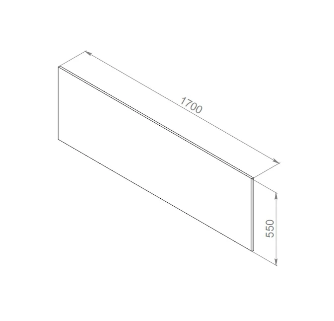 Am.Pm Inspire 2.0 панель для ванны 170 W52A-170-075W-P