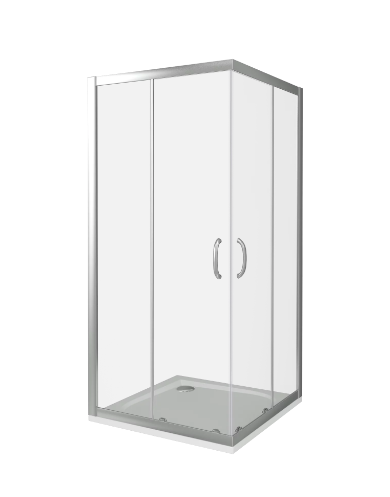 BAS INFINITY CR-80-S-CH душевое ограждение 80х80х185, стекло с рисунком