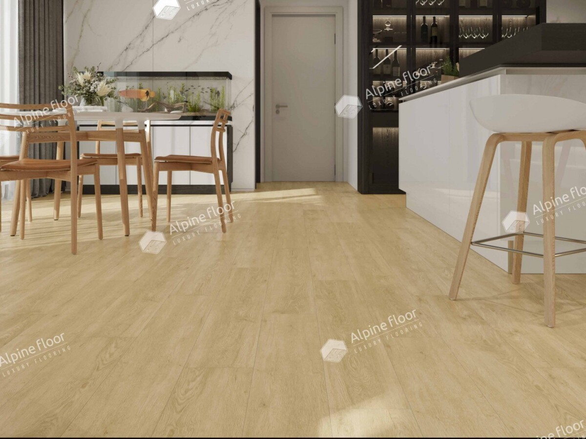 Alpine Floor Easy Line Кварцвиниловая плитка LVT Дуб Кремовый ECO 3-23 PB 1219.2 х 184.15 х 3 mm