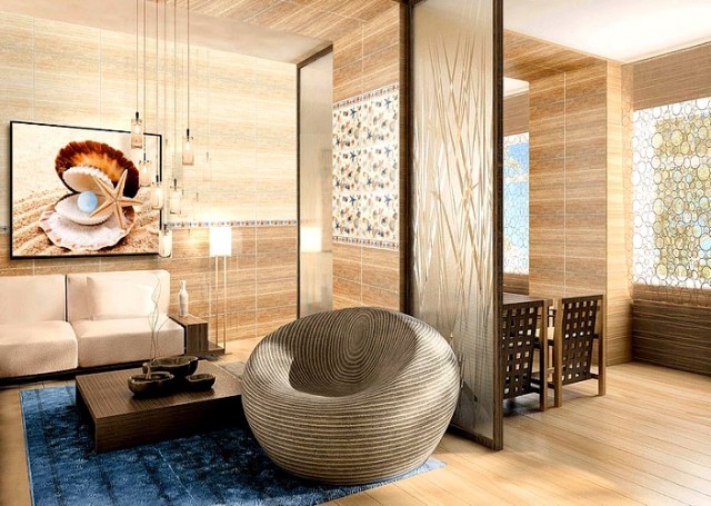 Нефрит Аликанте 25х50см декор настенный светло бежевый