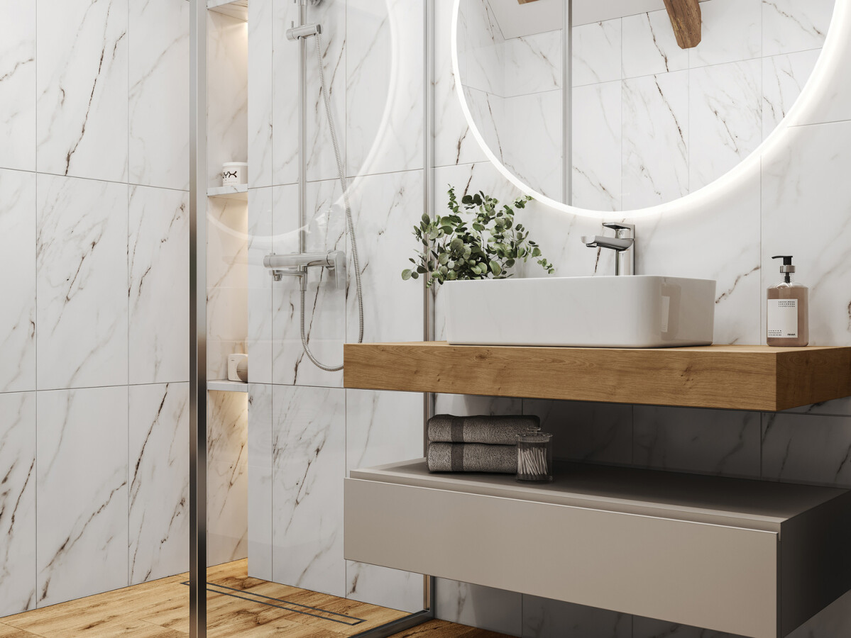 Керамогранит Cersanit City Line белый 29,7x59,8 A17669