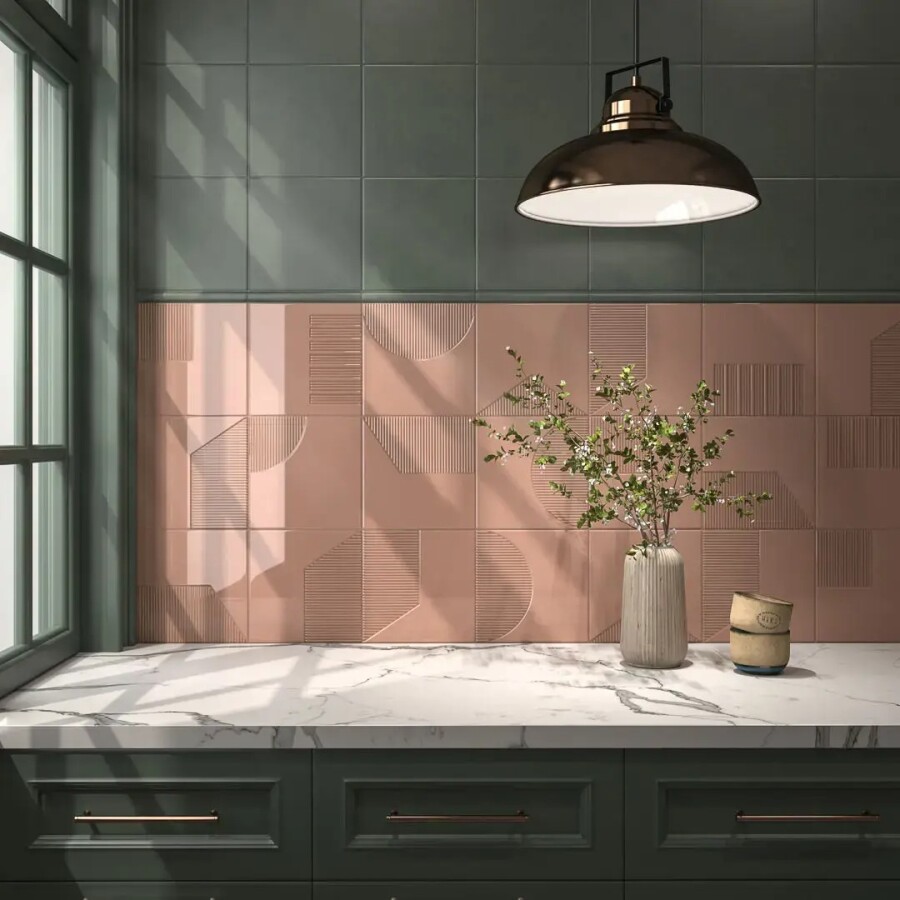 Керамическая плитка Декор Kerama Marazzi Прованс Пикассо бронза глянцевый структура 20x20x0,69 KMD2SOC001BN