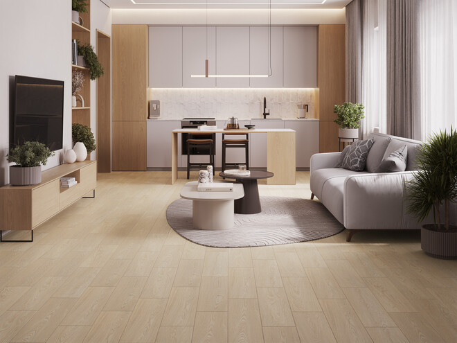 Керамогранит Cersanit Teakwood светло-бежевый рельеф 18,5x59,8 A17900