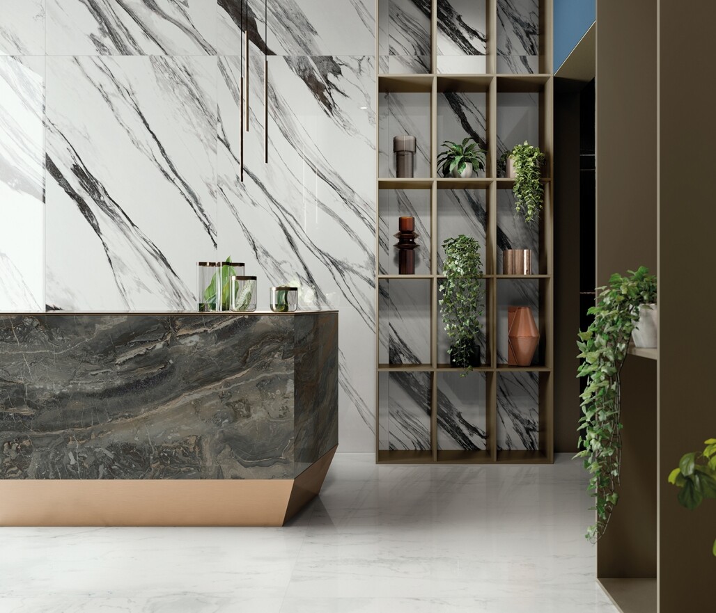 Italon Шарм Делюкс Статуарио Фантастико керамогранит 60х120 610015000497