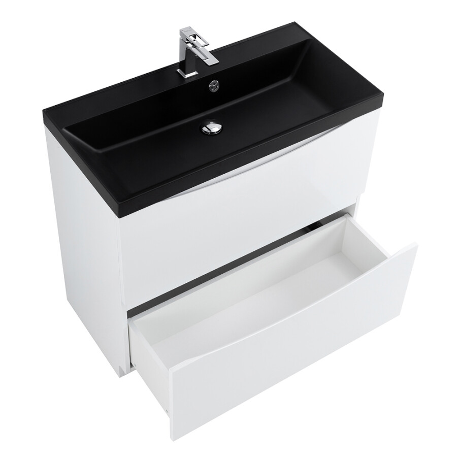 BelBagno MARINO-800-2C-PIA-BL-P тумба под раковину BB800/450-LV-MR-PR напольная