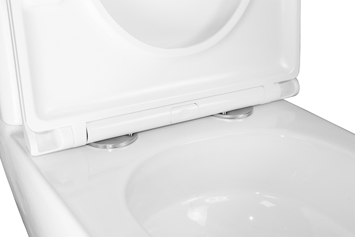 Унитаз-компакт Azario Joy 365х620х805 напольный, безободковый, слив " скрытый Торнадо", с быстросъемным сиденьем микролифт AZ-2168-UQ3