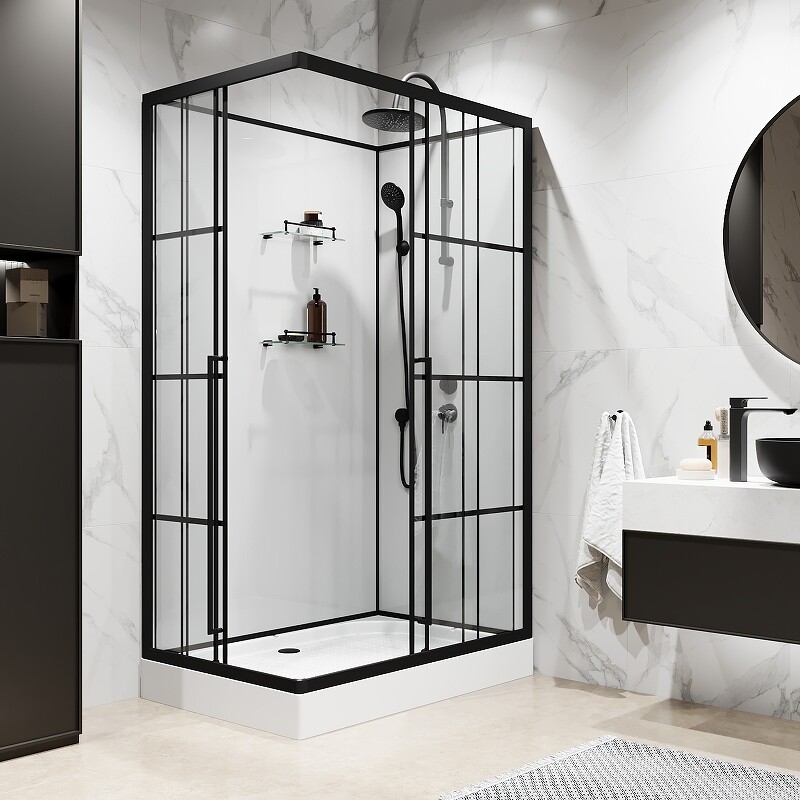 Niagara Standart Душевая кабина 120x80 Правая Тропический душ ST120/80/15QR/KL/BKT