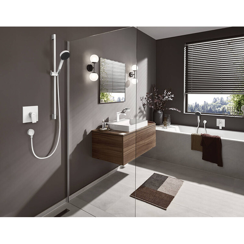 Hansgrohe Vivenis Встраиваемый смеситель для ванны белый матовый 75415700