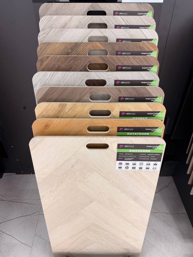 Водостойкий SPC ламинат OFFWOOD Classic Off Атакама 1220*182*4мм 4V 33кл (10шт/2,22м²) Т086632