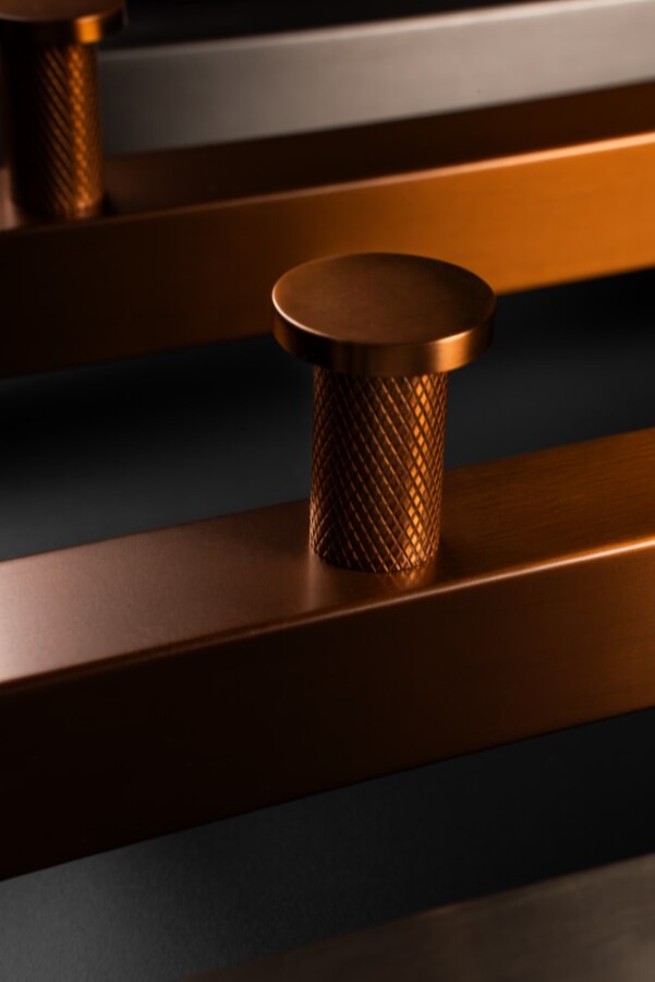 Полотенцесушитель электрический 170W Boheme Duo Copper Brushed 728-CB