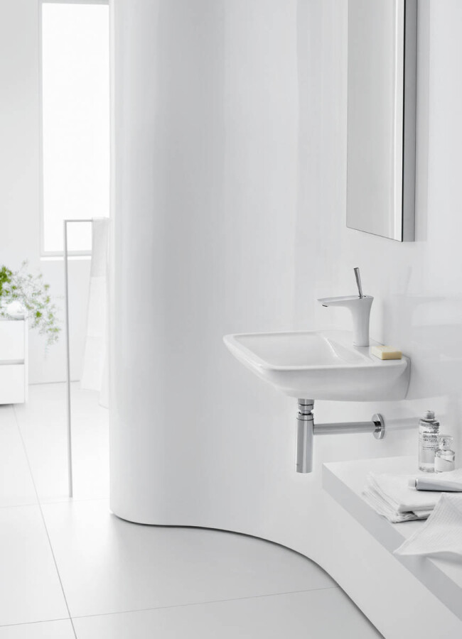 Hansgrohe PuraVida 15070400 cмеситель для раковины белый/хром