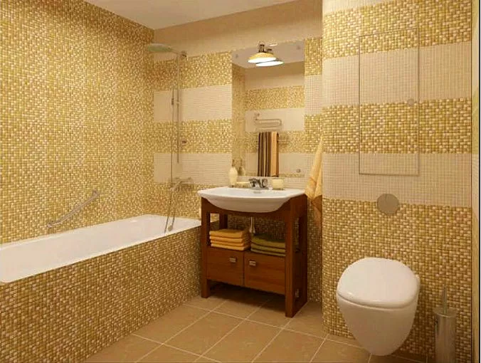 NS Mosaic Golden мозаика стеклянная (на сетке) 32,7х32,7 см MIX22