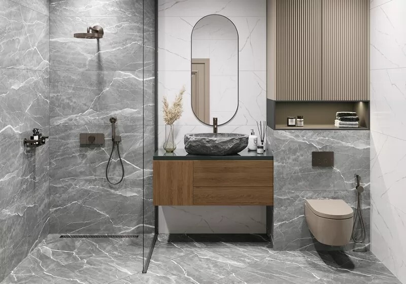 Керамогранит 60120IME18P LCM Imperial Grey Полированный 600 x 1200 x 7 мм.