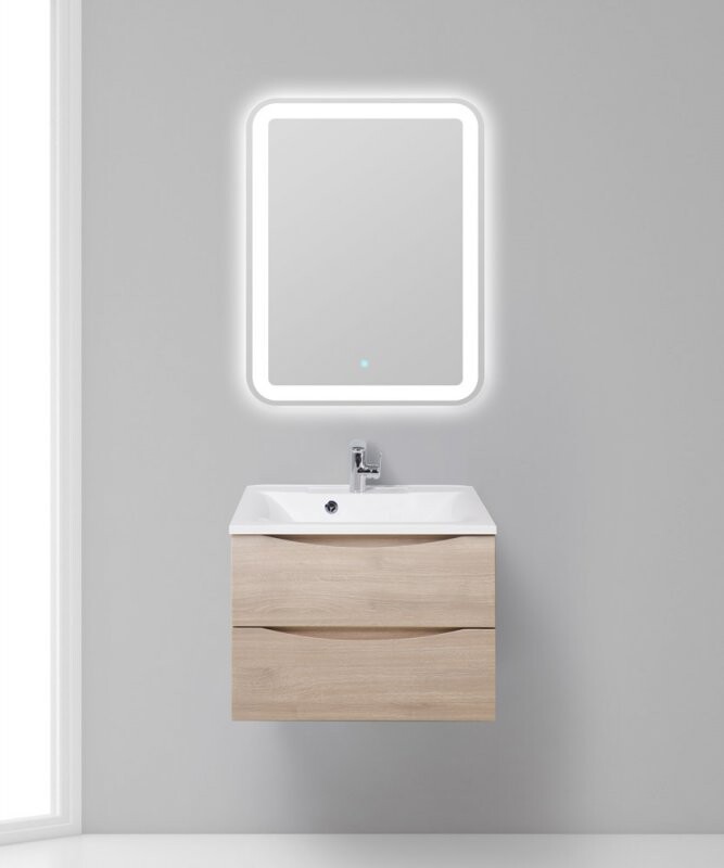 BelBagno Marino 65 см тумба с раковиной MARINO-650-2C-SO-RG-P подвесная