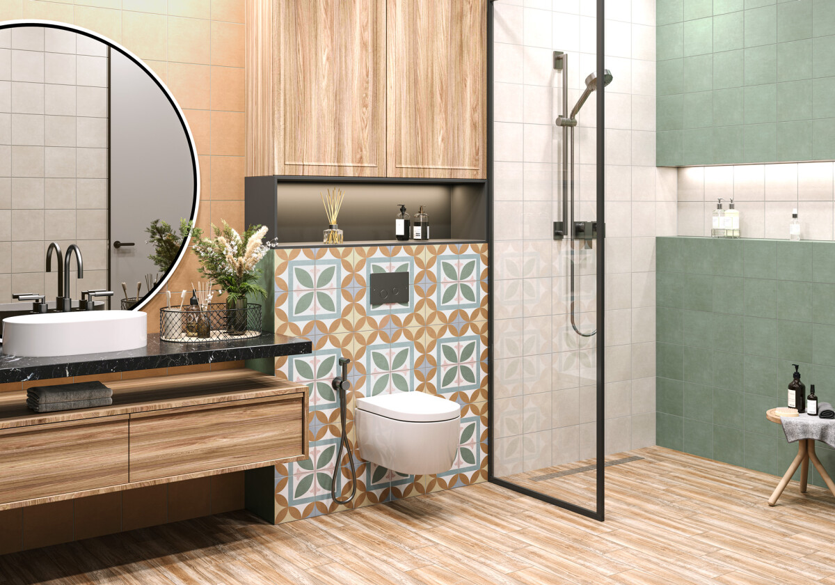 Керамогранит Artkera Group Design Art GP2020DMX55 Design Mix 4 Матовый 200 x 200 x 8 мм.