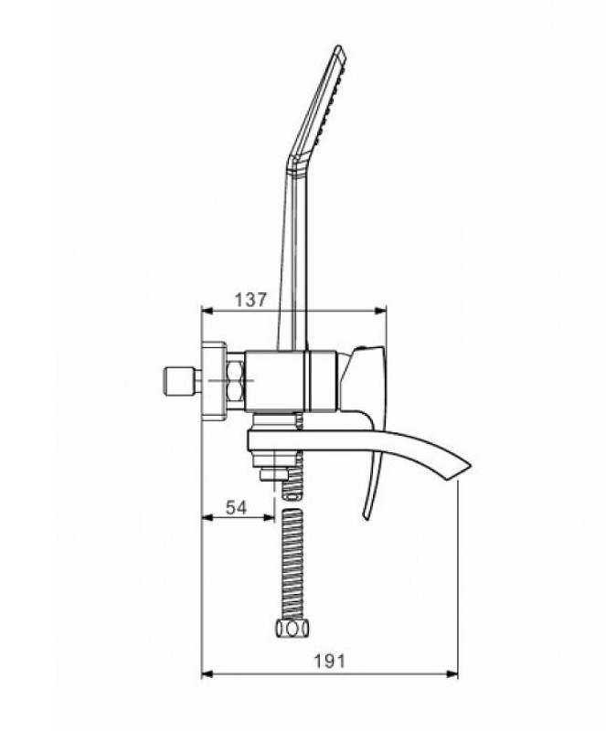 Смеситель для ванны Gappo Jacob G3207-8