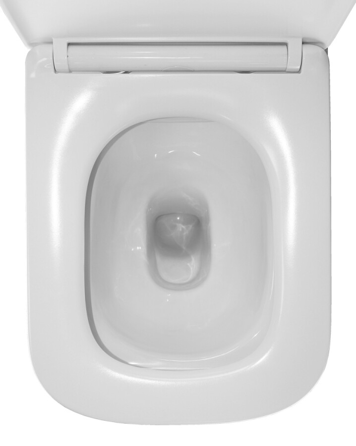 Унитаз-компакт Azario Kashmir 340х650х770 напольный, безободковый, в комплекте с быстросъемным сиденьем микролифт AZ-9143S