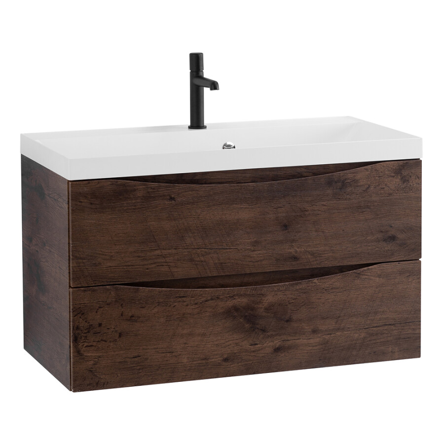 BelBagno Marino 90 см тумба под раковину MARINO-900-2C-SO-RW-P Rovere Moro подвесная