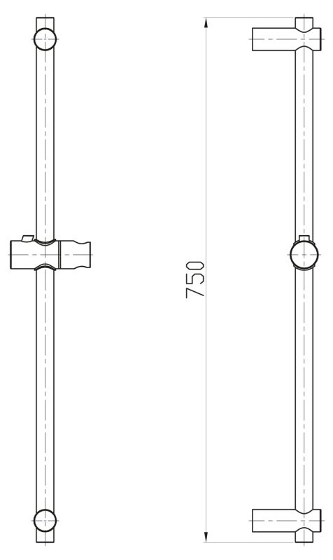 BelBagno Nova душевая штанга BB-SAC-IN