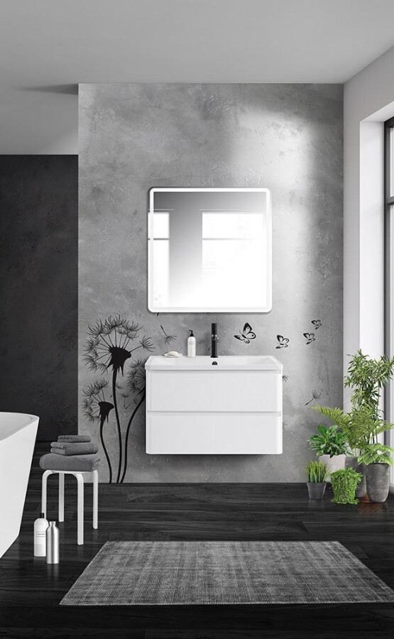 BelBagno Albano 80 см тумба под раковину ALBANO-800-2C-SO-BL подвесная
