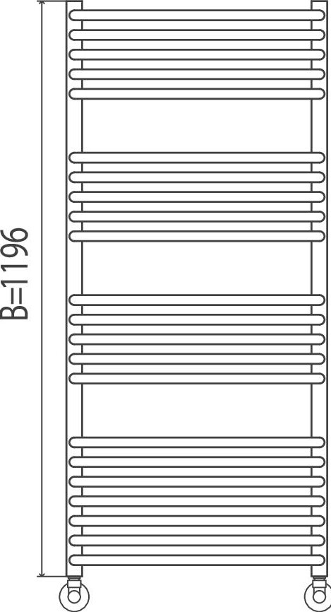 Terminus Виктория П22 полотенцесушитель водяной 500*1196