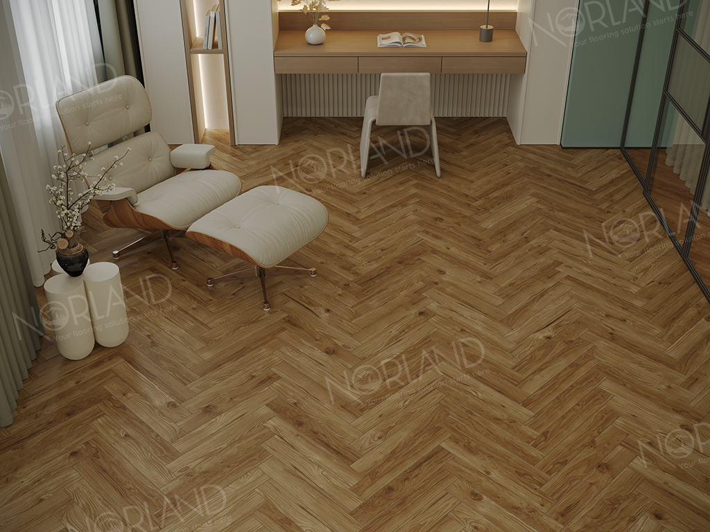 Ламинат Alpine Floor Norland Herringbone Elegant LF303-18 Дуб Корсика 600х100х8 mm