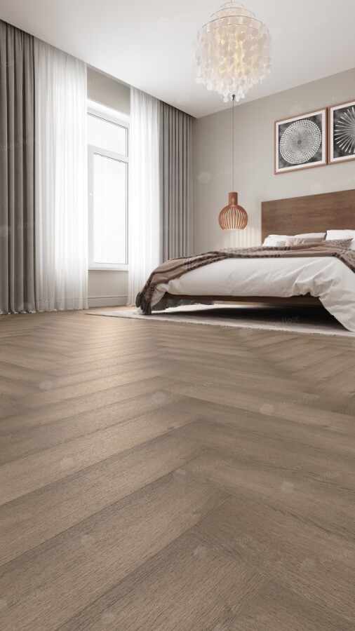Alpine Floor Parquet Light SPC ламинат Дуб Насыщенный ECO 13-7AB 600 х 125 х 4мм