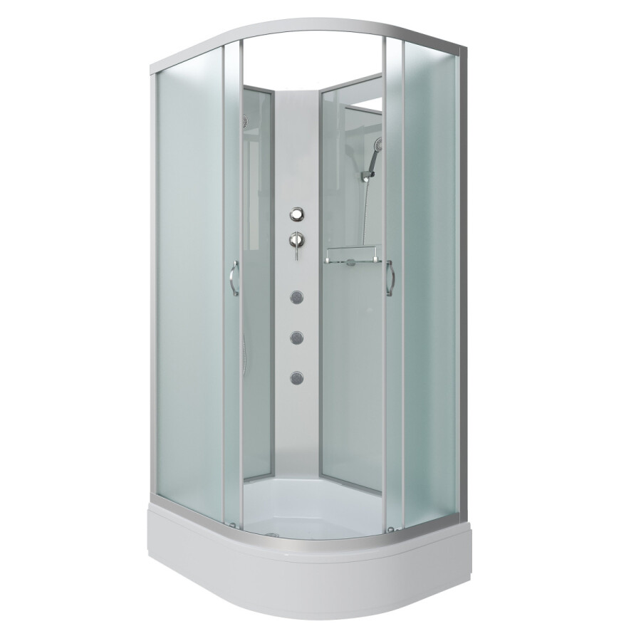 Niagara NG ЭКО 33194-14LBKG Душевая кабина 110x90 Гидромассаж Без крыши левосторонняя 331944LBKG