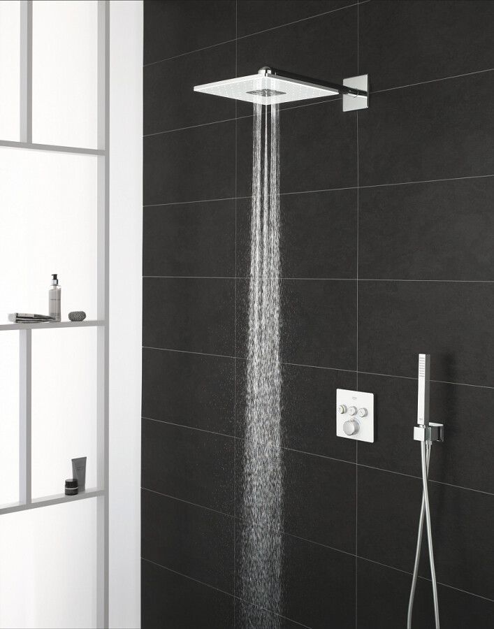 Grohe Grohtherm SmartControl 29157LS0 смеситель для ванны белая луна