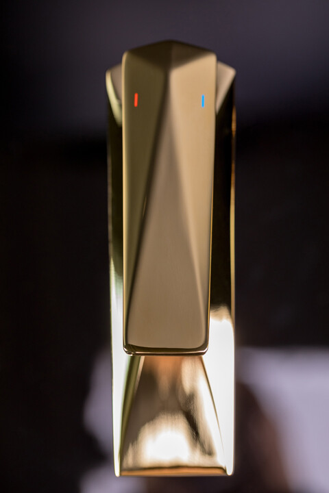 Смеситель для ванны напольный Boheme Venturo Золото 389