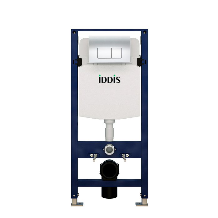 Iddis Optima Home инсталляция и клавиша смыва хром OPH00GCi32K