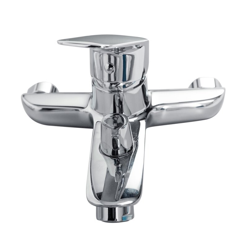 Смеситель для ванны и душа BelBagno DUE-VASM-CRM