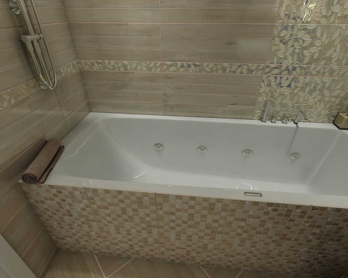 AltaCera Felicity Groundy декор 3 настенный 20х60 см