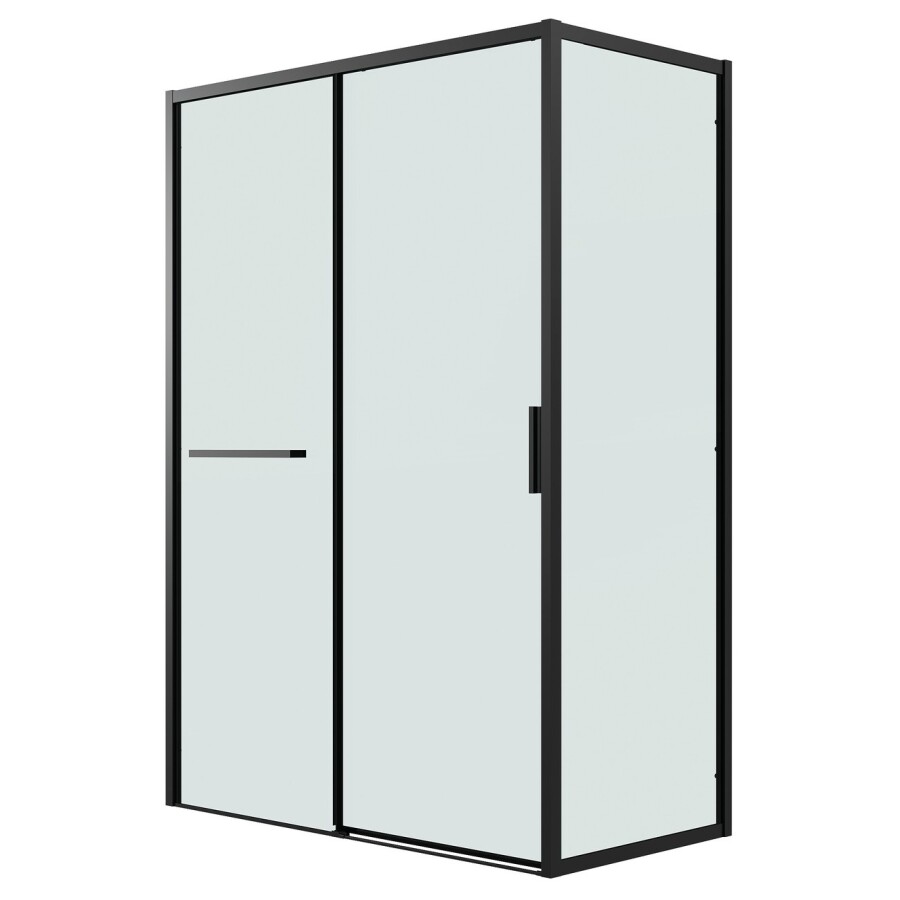 Боковая стенка Grossman Style 200.K33.05.90.21.00 (90х195) черный матовый,стекло прозрачное, 1 место