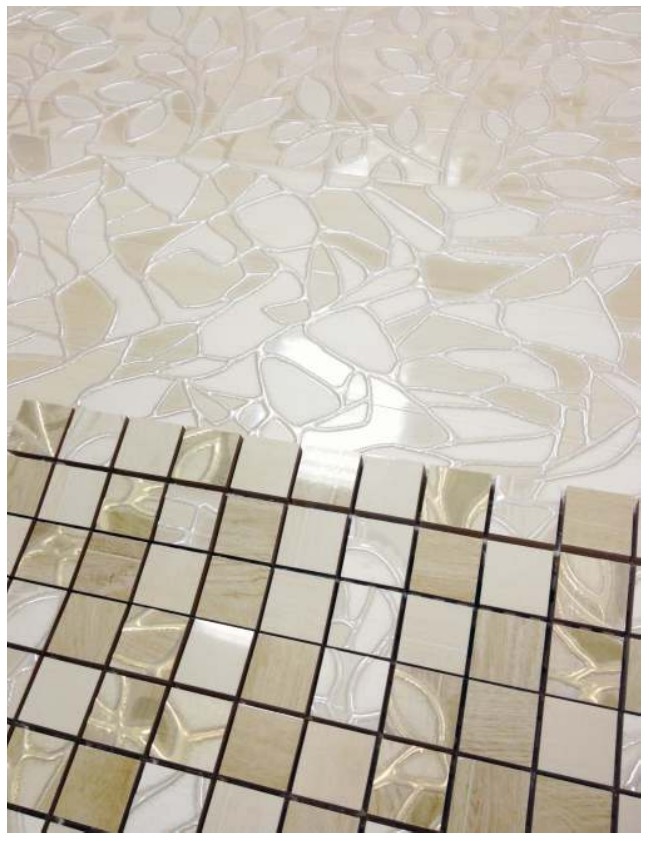 AltaCera Felicity Sand вставка мозаика настенная Mosaic Glossy 30x30 см