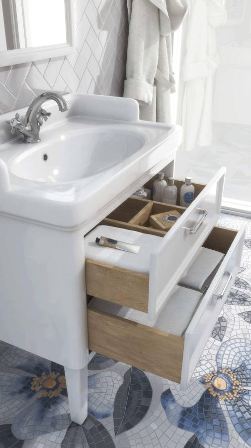 Kerama Marazzi Pompei тумба напольная 80 белая PO.80.2WHT