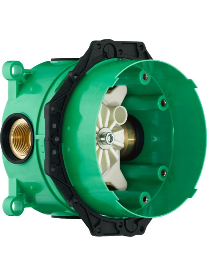 Hansgrohe 15714140S Set HG Ecostat Square термостатический смеситель для душа (15714140+01800180) шлифованная бронза